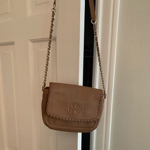 Brown/ Tan Tory Burch Crossbody purse